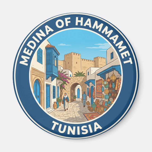 Imã Medina de Hammamet Tunísia (Frente)