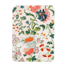 Médio de design de flor de seda chinesa fino do sé