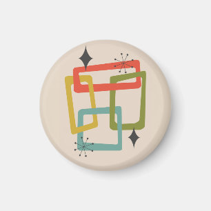 Imã Médio Geométrico Moderno do Século Abstrato