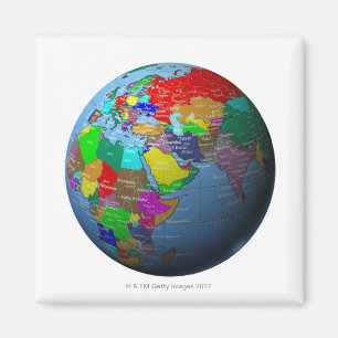 Imã Médio Oriente no globo