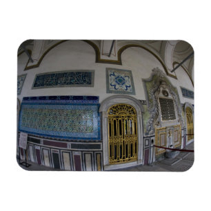 Ímã Médio Oriente Turquia e cidade de Istambul com os