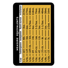 Ímã Medir Equivalentes do Mango Refrigerator Magnet