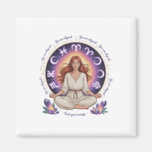 Imã Meditação de Astrologia Exercício de Yoga Zodíaco 