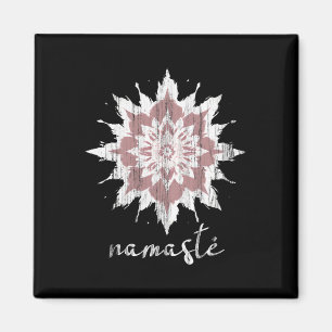 Imã Meditação Esotérica Flor de Lótus Namaste Yoga