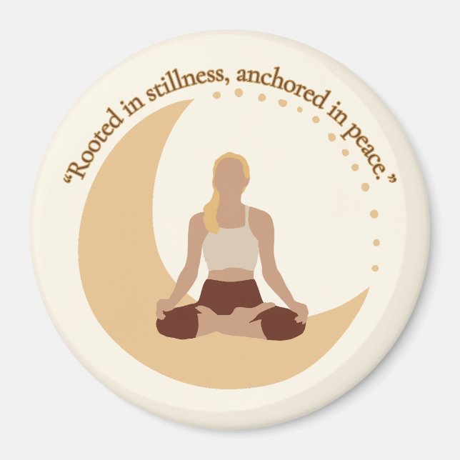 Imã Meditação na Lua – Bem-estar Celestial (Frente)