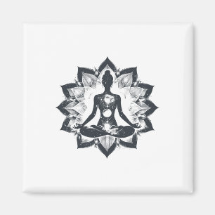 Imã Meditação Yoga Lótus _1