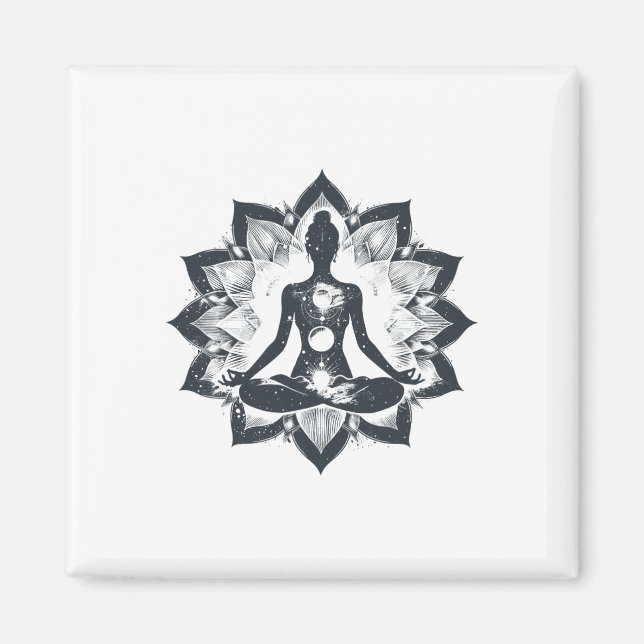 Imã Meditação Yoga Lótus _1 (Frente)