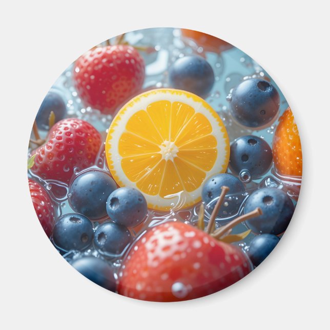 Imã Medley de Frutas Aqua (Frente)