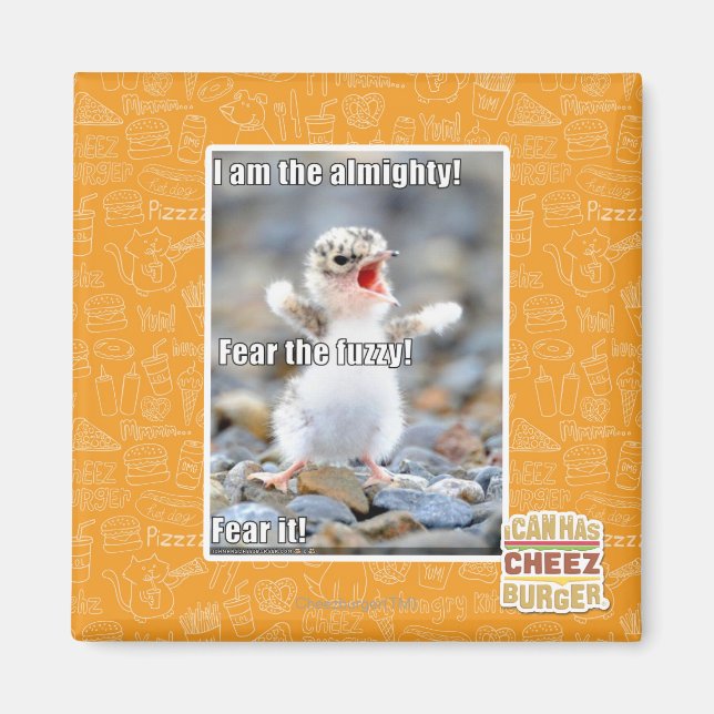 Imã Medo do Felpudo! (Frente)