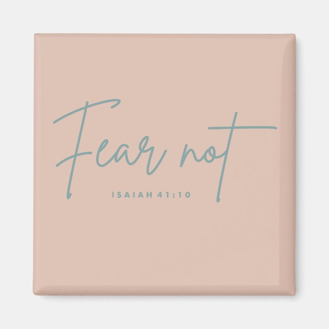 Imã "Medo Não." Isaiah 41:10 (Frente)