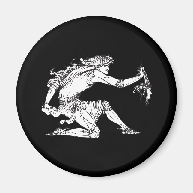 Imã Medusa Aubrey Beardsley (Frente)