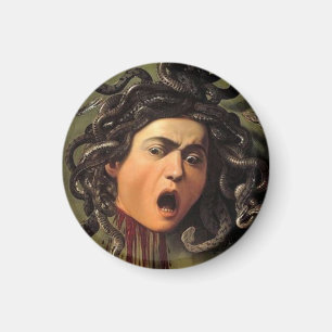 Imã Medusa Cabeça Por Caravaggio