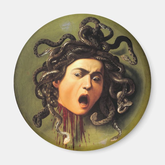 Imã Medusa, Caravaggio (Frente)