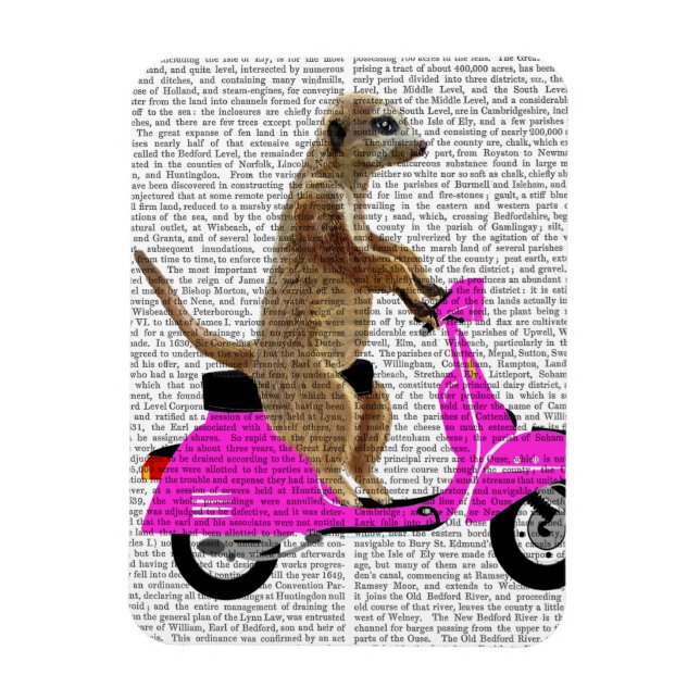 Ímã Meerkat em Moped Rosa (Vertical)