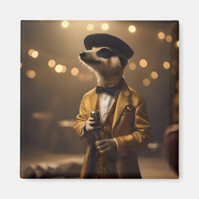 Imã Meerkat Sinatra, (Frente)