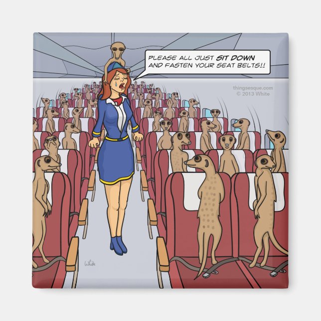 Imã Meerkats em um planeta (Frente)