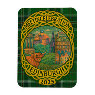 Ímã MEETinCelebration Edimburgo 2025 - Magnet do Dia
