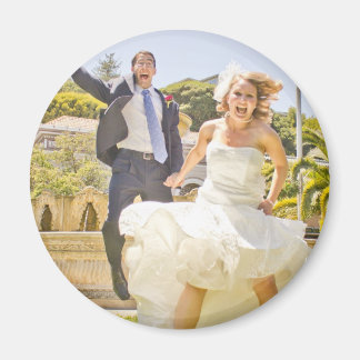 Imã Meg & Jeremy's Wedding Magnet