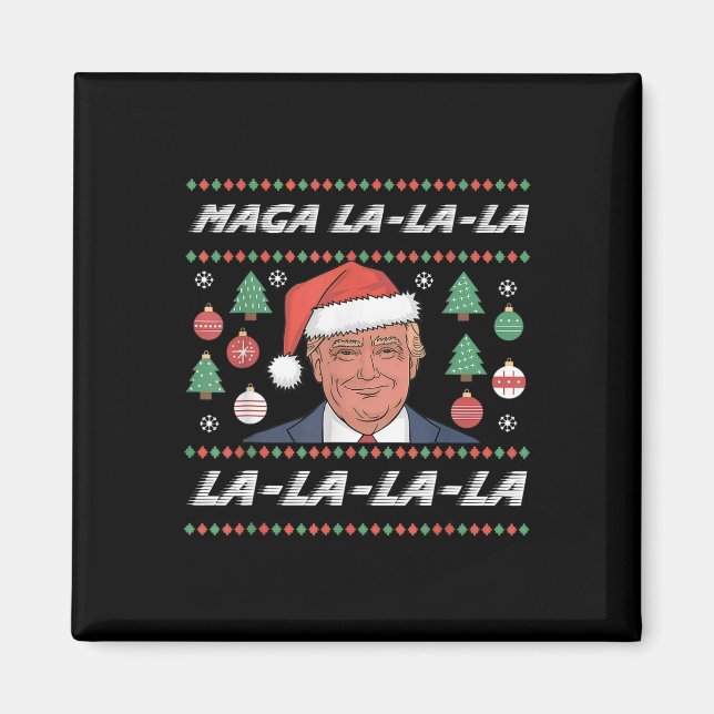Imã Mega La Donald Trump Potus 47 Natal Feio (Frente)
