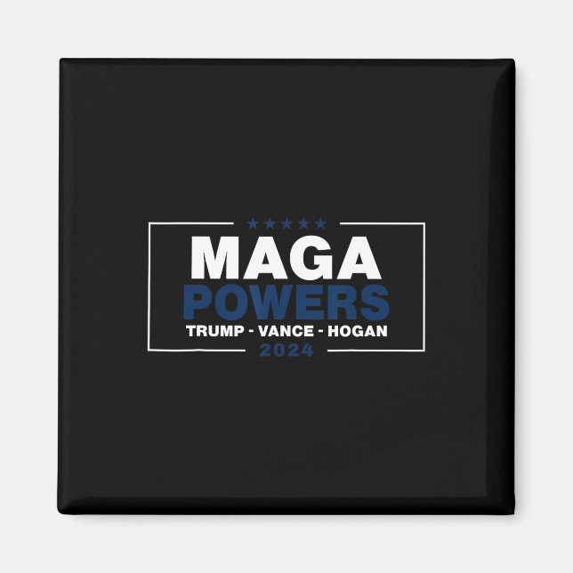 Imã Mega Powers Trump Vance Hogan 2 (Frente)