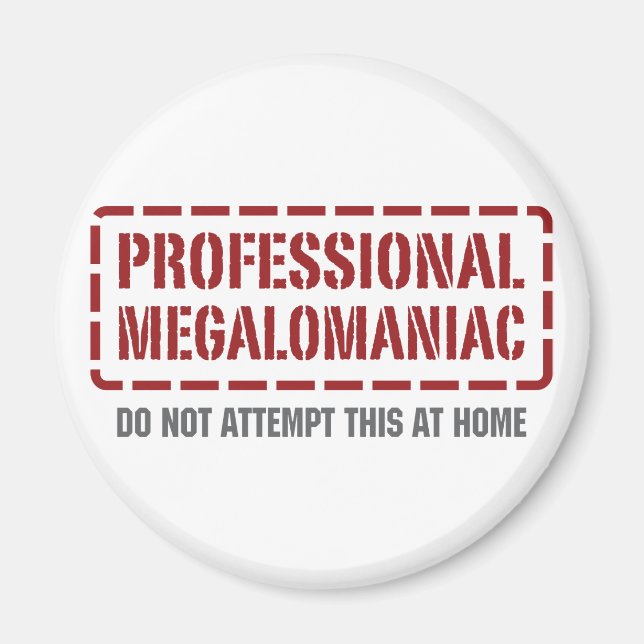 Imã Megalomaníaco profissional (Frente)