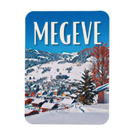 Ímã Megève Station de ski