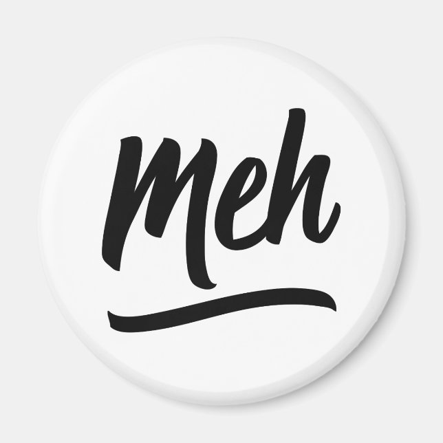 Imã Meh Typografia (Frente)