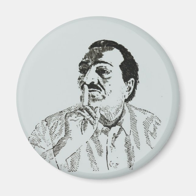 Imã Meher Baba Silence Magnet (Frente)