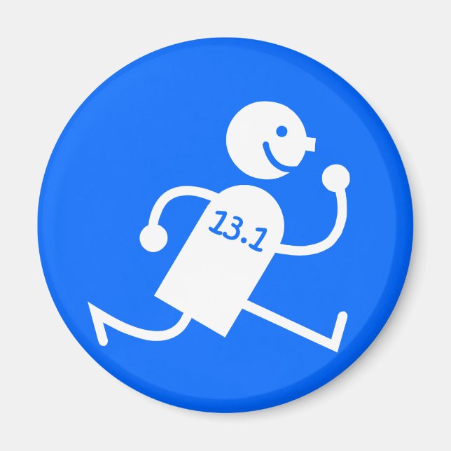 Imã Meia-maratona engraçada (Frente)