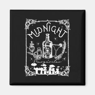 Imã Meia-Noite Margaritas Prática Tee Halloween