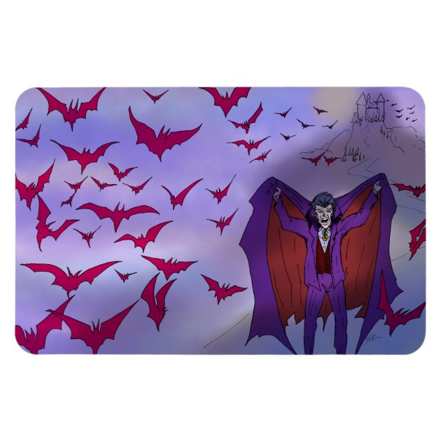 Ímã Meia-noite Vampiro (Horizontal)