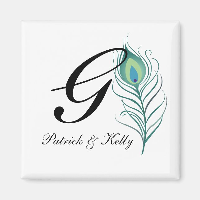 Imã Meia-Pavão Elegante (Frente)