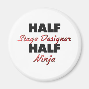 Imã Meio desenhista de palco meio Ninja