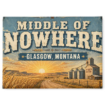 Meio do Nada Glasgow Montana Pradaria