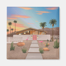 Imã Meio século Modern Flamingo House