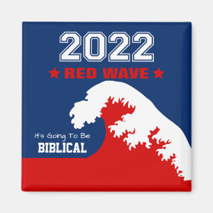 Imã Meio-Termos Bíblicos 2022 Onda Vermelha