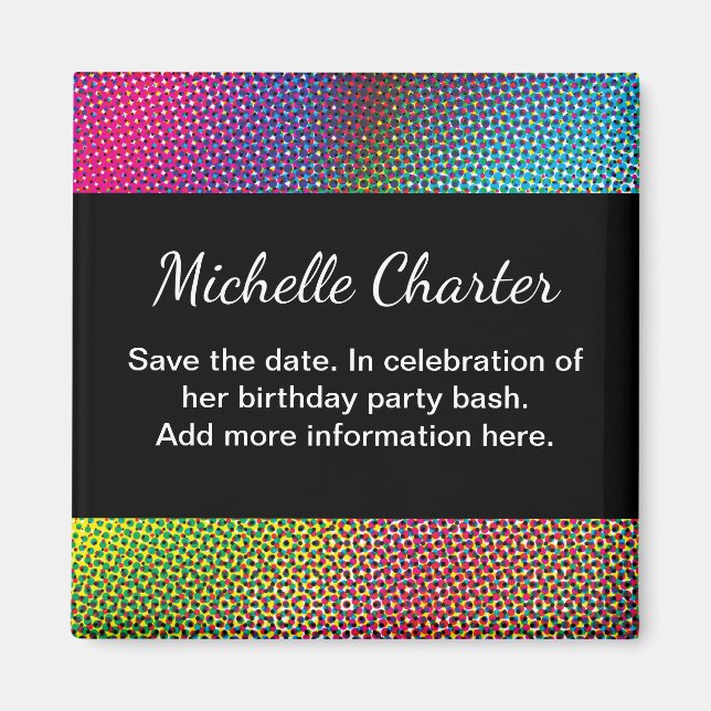 Imã Meio-tom colorido (Frente)