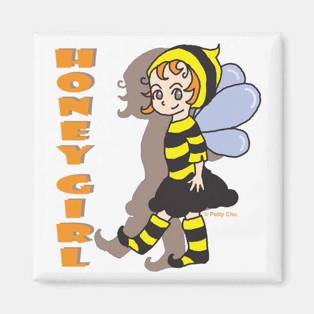 Imã Mel Bee Girl Magnet (Frente)