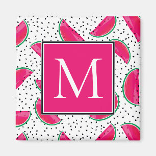 Imã Melancia de néon no teste padrão das sementes