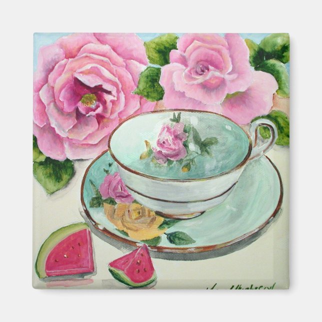 Imã Melancia e Magneta de chá (Frente)