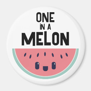 Imã Melancia One In A Melon Fofa