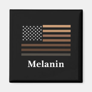 Imã Melanin African American Flag Black History