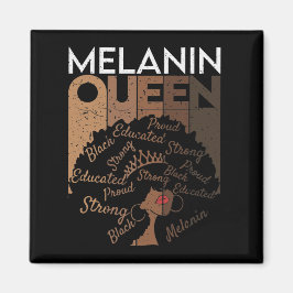 Imã Melanin Afro Queen Art