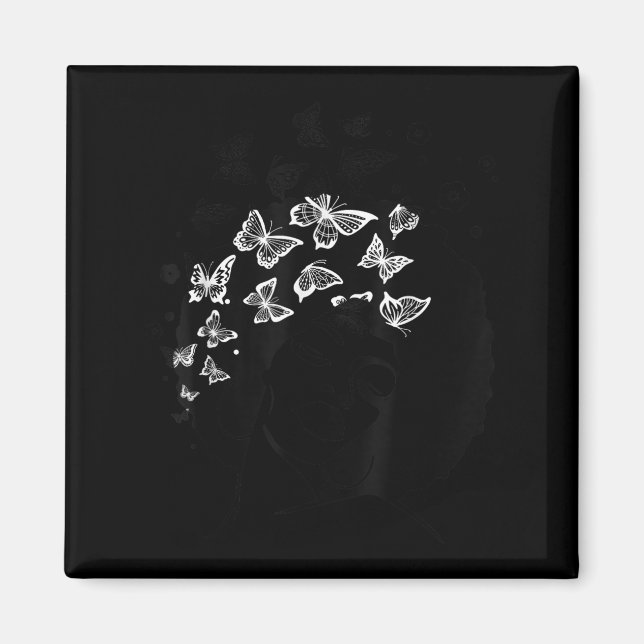 Imã Melanin Queen African American Strong Black Natura (Frente)