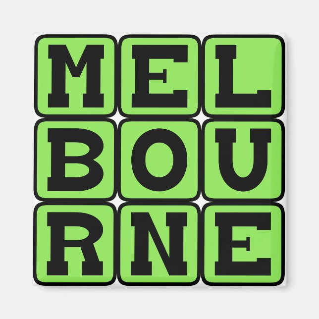 Imã Melbourne, Cidade da Austrália (Frente)