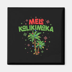 Imã Mele Kalikimaka Havaiano Luz de árvore de Natal de