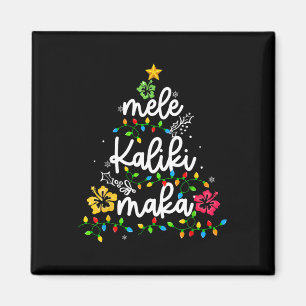 Imã Mele Kalikimaka Havaiano Natal Tropical Hawaii