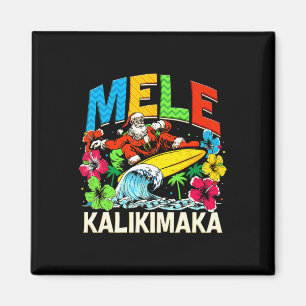 Imã Mele Kalikimaka Papais noeis de Natal Summer Hawai