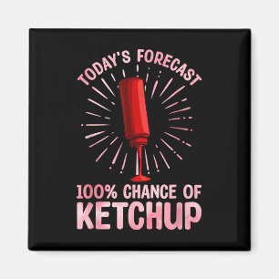 Imã Melhor Arte de Ketchup Para Homens Mulheres Ketchu