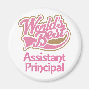 Imã Melhor Assistente Principal do Mundo Rosa-Gelado